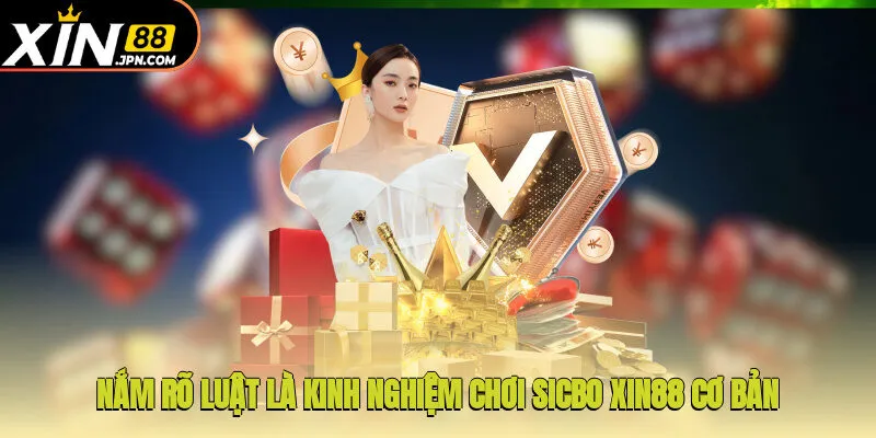 Nắm rõ luật là kinh nghiệm chơi Sicbo Xin88 cơ bản